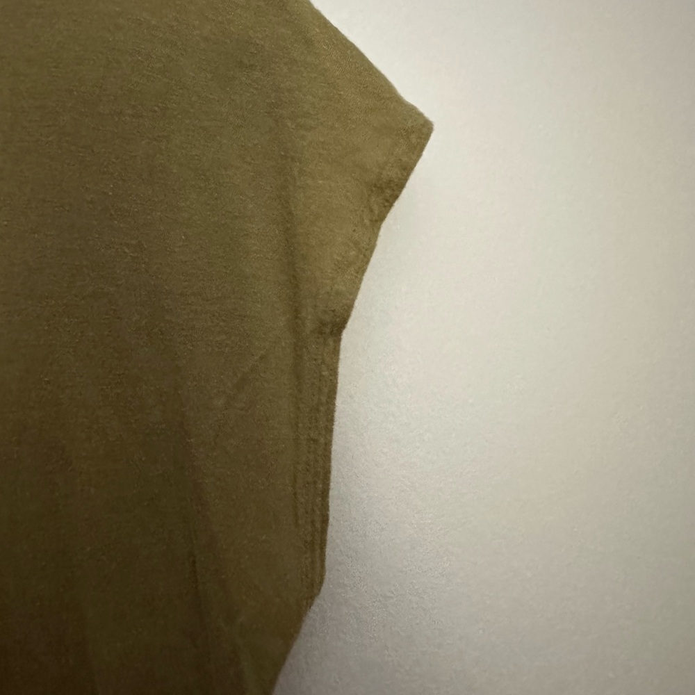 FREE PEOPLE Olive Green Cap Sleeve Midi Dress - Picture 4 of 9